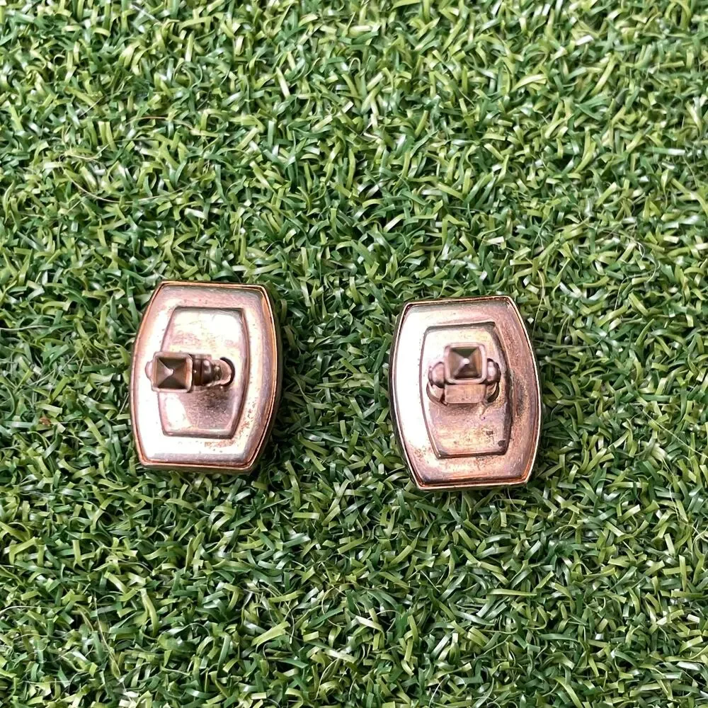 Anson Lucite and Metal Fishing Lure Cuff Links